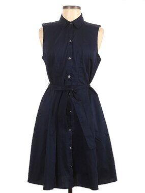 New York & Company M Navy Dress